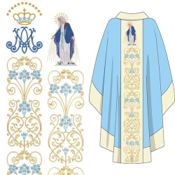 Embroidery Design Set For Gallon Our Lady Of Graces 474