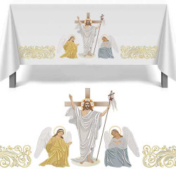Embroidery Design Altar Cloth Set Jesus Is Risen 482