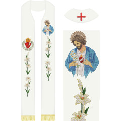 Embroidery Design Set For Saint Joseph Stole 509..