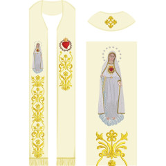 Diseño Para Bordado Estola Nuestra Señora Del Corazón ..