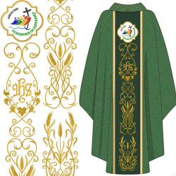 Gallon Set Embroidery Design Chasuble Pilgrims Of Hope 544