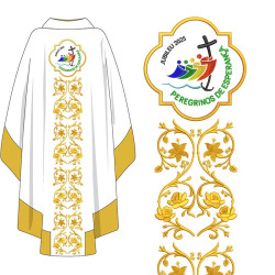 Gallon Set Embroidery Design Chasuble Pilgrims Of Hope 551