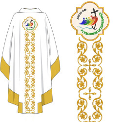 Gallon Set Embroidery Design Chasuble Pilgrims Of Hope 552