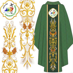 Gallon Set Embroidery Design Chasuble Pilgrims Of Hope 553