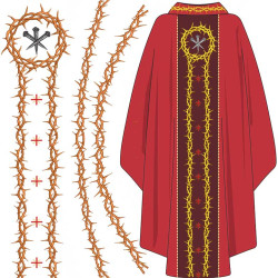 Gallon Set Embroidery Design Easter Chasuble With Collar 554