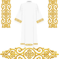 Embroidery Design Set For Tunic Gold 11