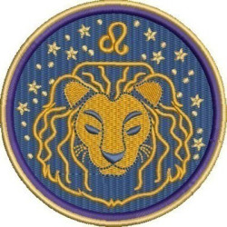 Embroidery Design Sign Lion Rippled, Full And Leaked