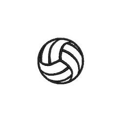 Embroidery Design Volleyball Ball