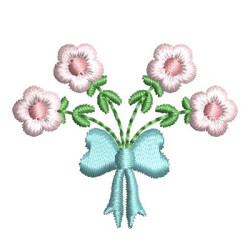Embroidery Design Small Branch Of Flowers