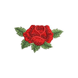 Embroidery Design Rose 6 Cm