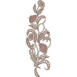 Embroidery Design Stylish Floral Arrangement