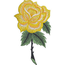 Embroidery Design Lonely Rose 5