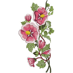 3 Embroidery Designs Poppies Beauty