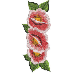 4 Embroidery Designs Poppies Beauty