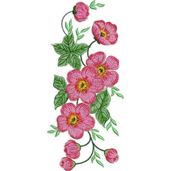 4 Embroidery Designs Poppies