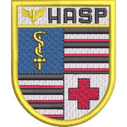 Matriz De Bordado Emblema Hasp Hospital Força Aérea