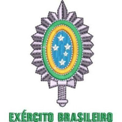 Matriz De Bordado Escudo Exército Brasileiro