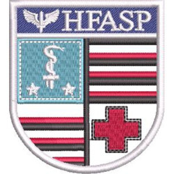 Matriz De Bordado Emblema Hospital De Força Aérea Hfasp