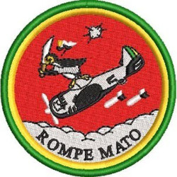 Embroidery Design Fighter Aviation Group Pifpaf Rompe Mato Squadron