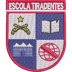 Matriz De Bordado Emblema Escola Tiradentes 2