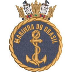 Matriz De Bordado Emblema Da Marinha Do Brasil