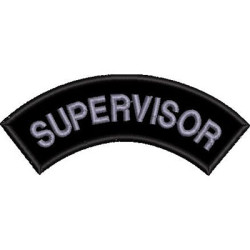 Embroidery Design Supervisor Emblem