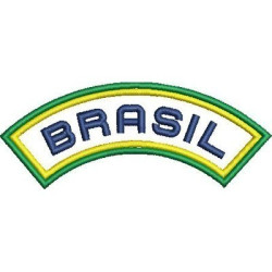 Embroidery Design Brasil Emblem