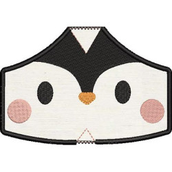 Embroidery Design 5 Masks Of Protection From Xs To Xl Penguin