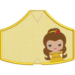 Embroidery Design 6 Masks Of Protection Princess From 10 Xs To Xl