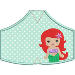 Embroidery Design 6 Masks Of Protection Princess 3 From Xs To Xl