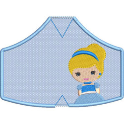 Embroidery Design 6 Masks Of Protection Princess 5 From Xs To Xl