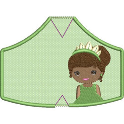 Embroidery Design 6 Masks Of Protection Princess From 10 Xs To Xl