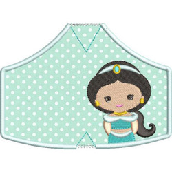 Embroidery Design 6 Masks Of Protection Princess From 9 Xs To Xl