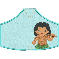 Embroidery Design 6 Masks Of Protection Hawaiian 1 From Xs To Xl