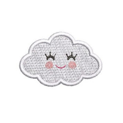 Embroidery Design Cloud Cute 21