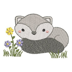 Embroidery Design Baby Fox