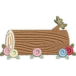Embroidery Design Tree Trunk 2