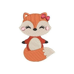 Embroidery Design Baby Fox 4