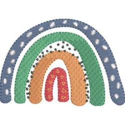 Embroidery Design Rainbow 2