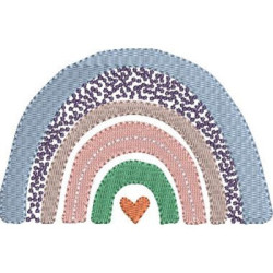 Embroidery Design Rainbow 3
