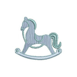 Embroidery Design Rocking Horse 5