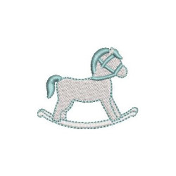 Embroidery Design Rocking Horse 6
