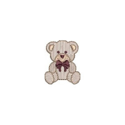 Embroidery Design Small Sitting Bear