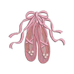 Embroidery Design Ballet Shoes 3