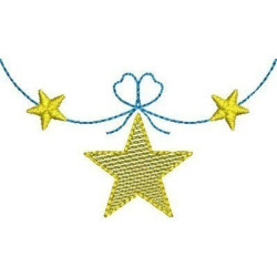 Embroidery Design Star With Bowel