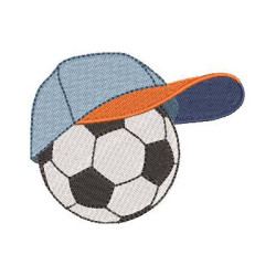 Embroidery Design Ball With Cap 1