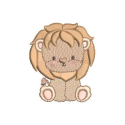 Embroidery Design Baby Lion 2