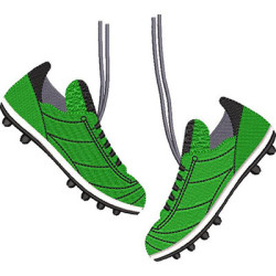 Embroidery Design Football Boots