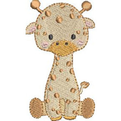 Embroidery Design Baby Giraffe 1