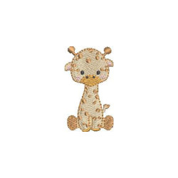 Embroidery Design Baby Giraffe 2
